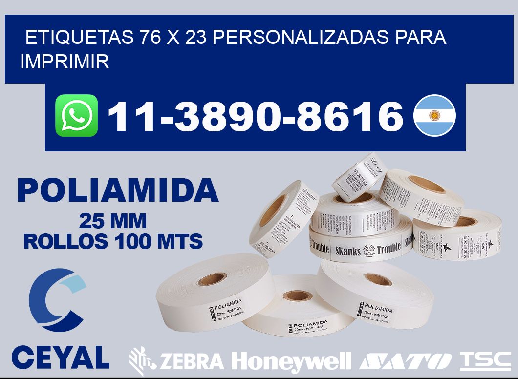 etiquetas 76 x 23 personalizadas para imprimir