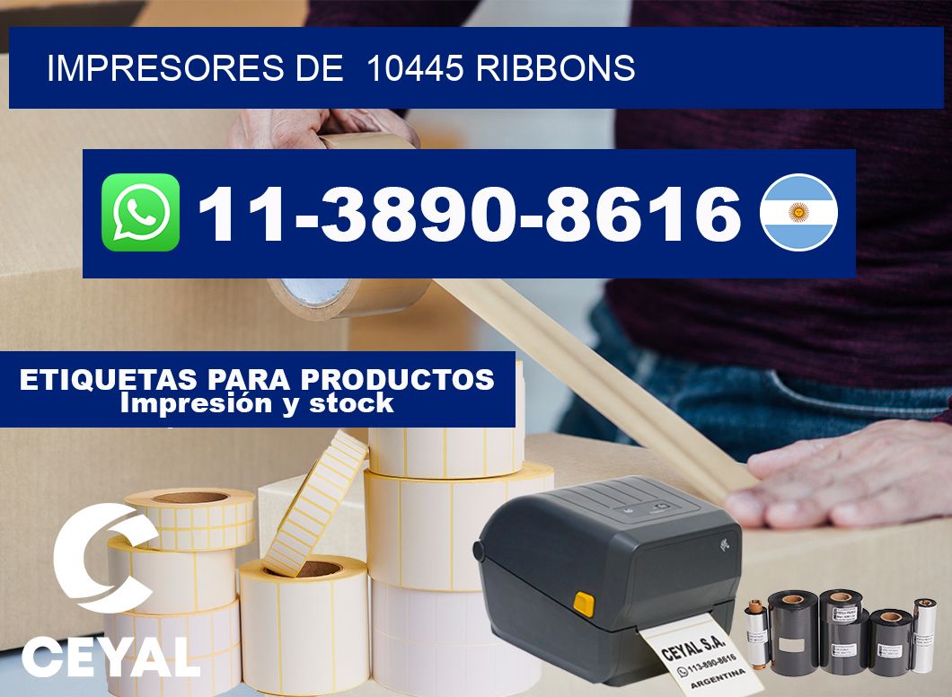 impresores de  10445 ribbons