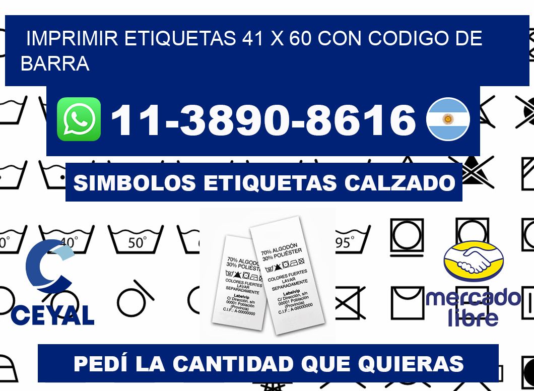 imprimir etiquetas 41 x 60 con codigo de barra