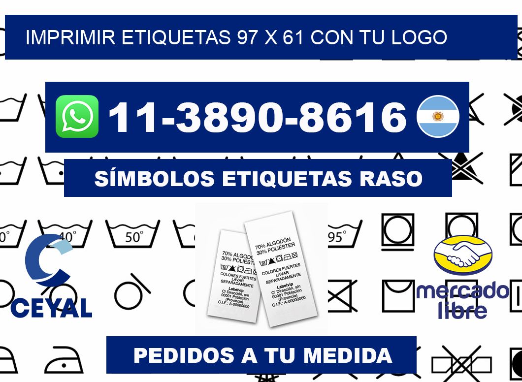imprimir etiquetas 97 x 61 con tu logo