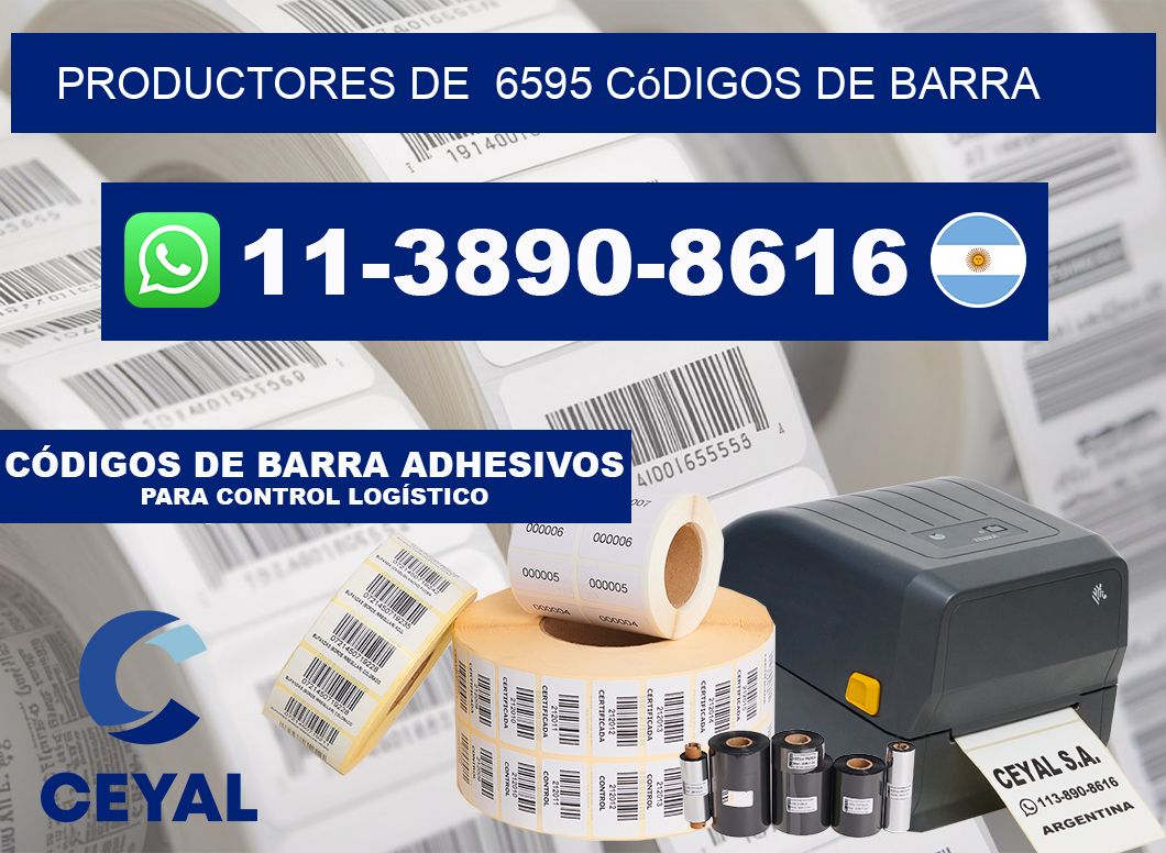 productores de  6595 códigos de barra
