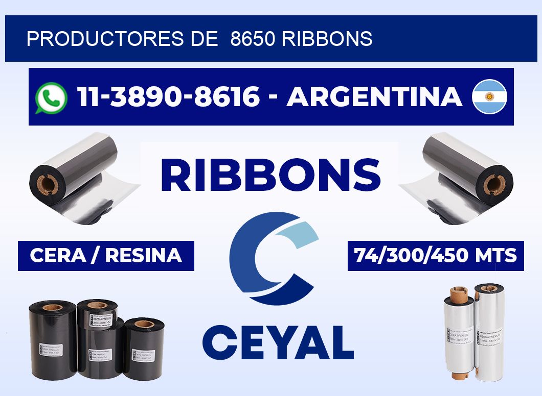 productores de  8650 ribbons