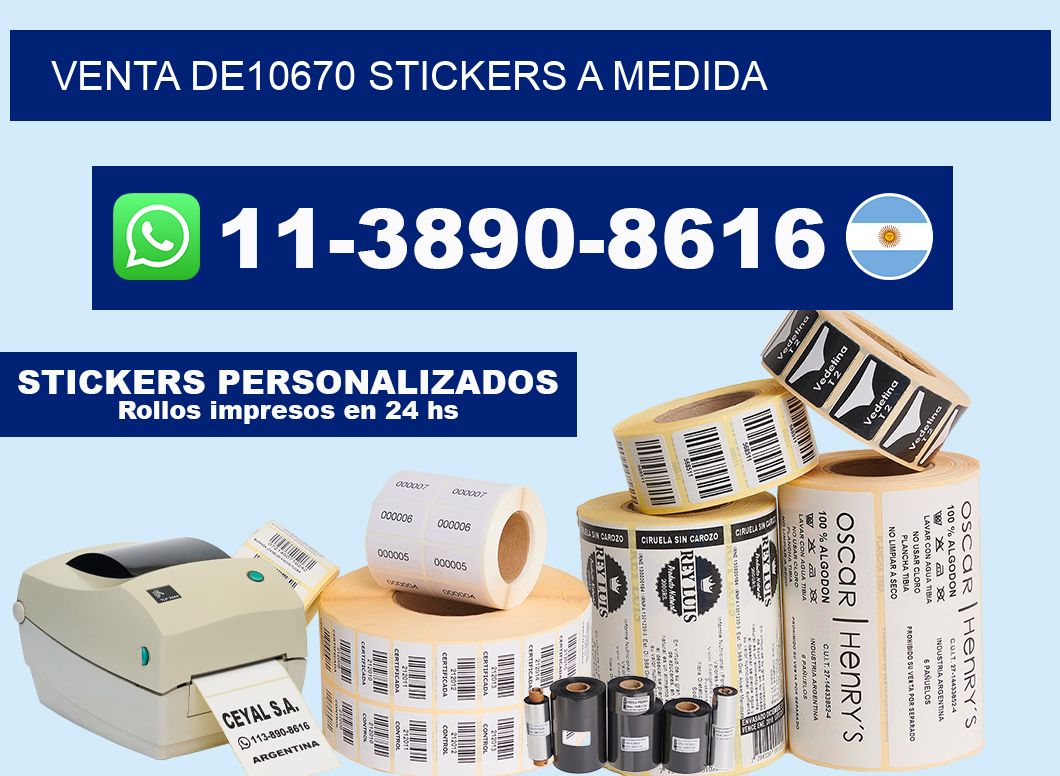 venta de10670 stickers a medida