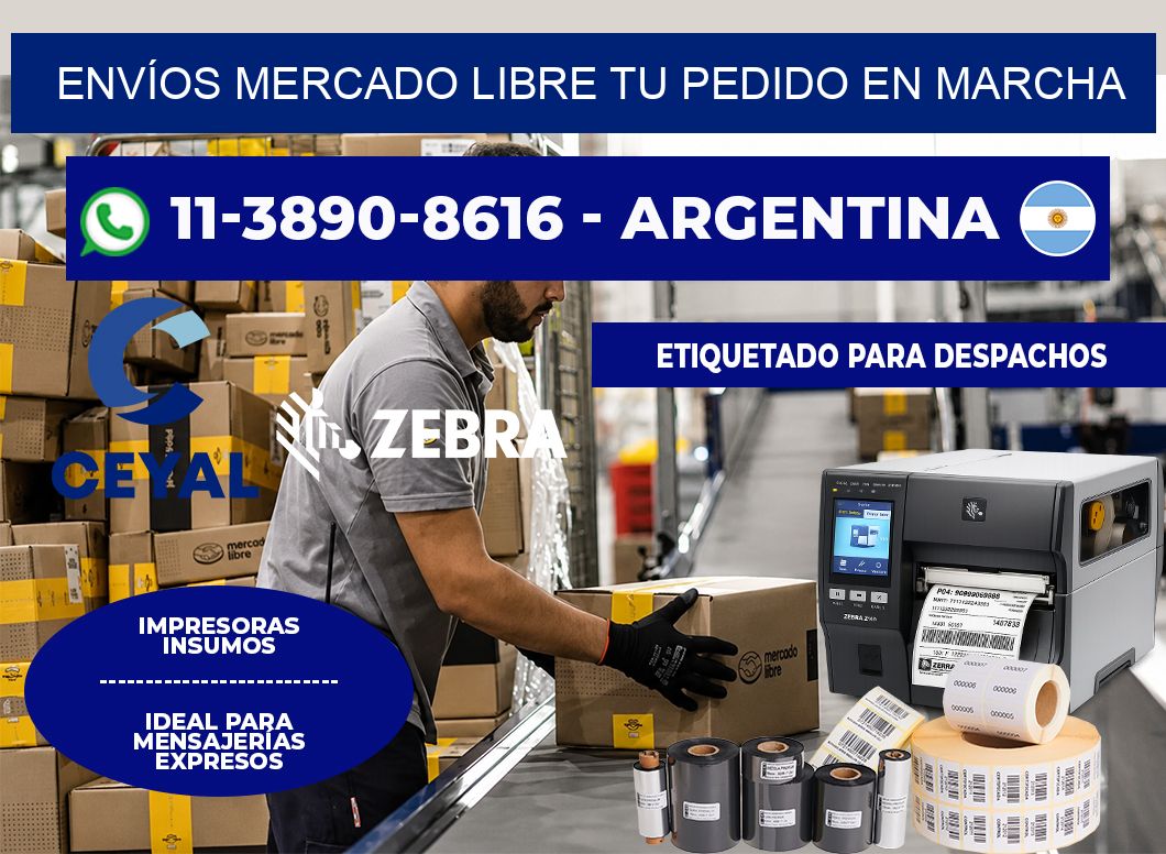 ENVÍOS MERCADO LIBRE Tu pedido en marcha