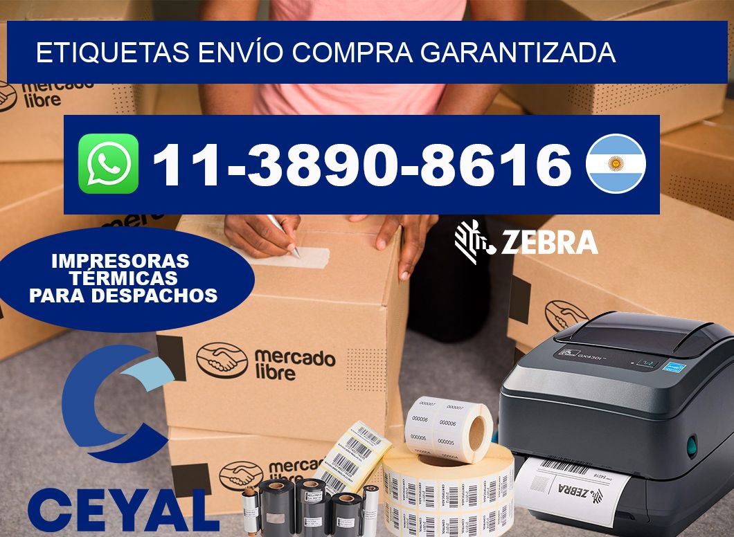 ETIQUETAS ENVÍO Compra garantizada