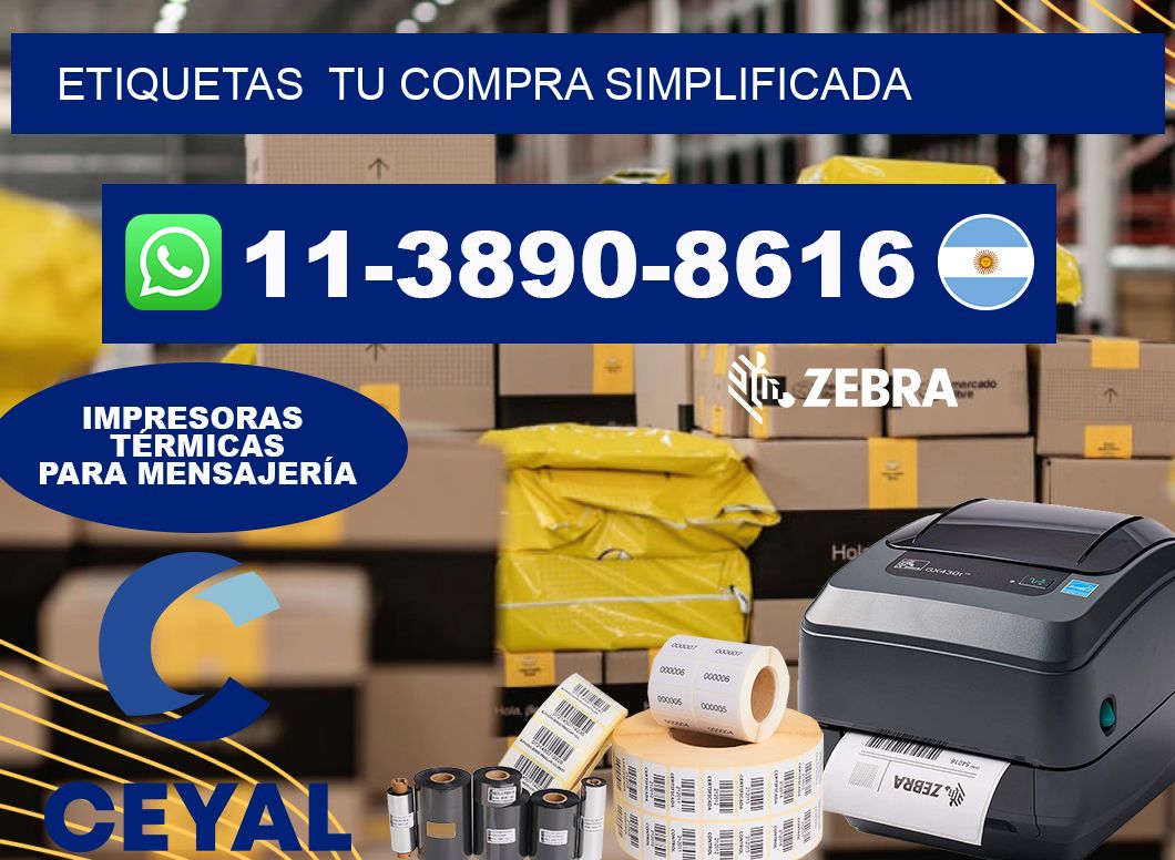 ETIQUETAS  Tu compra simplificada