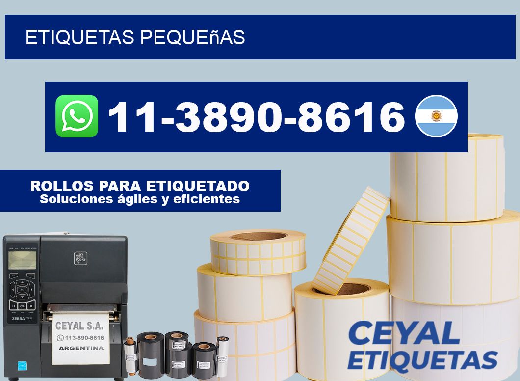 ETIQUETAS pequeñas