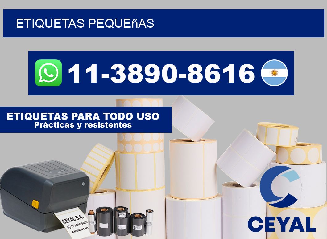 ETIQUETAS pequeñas
