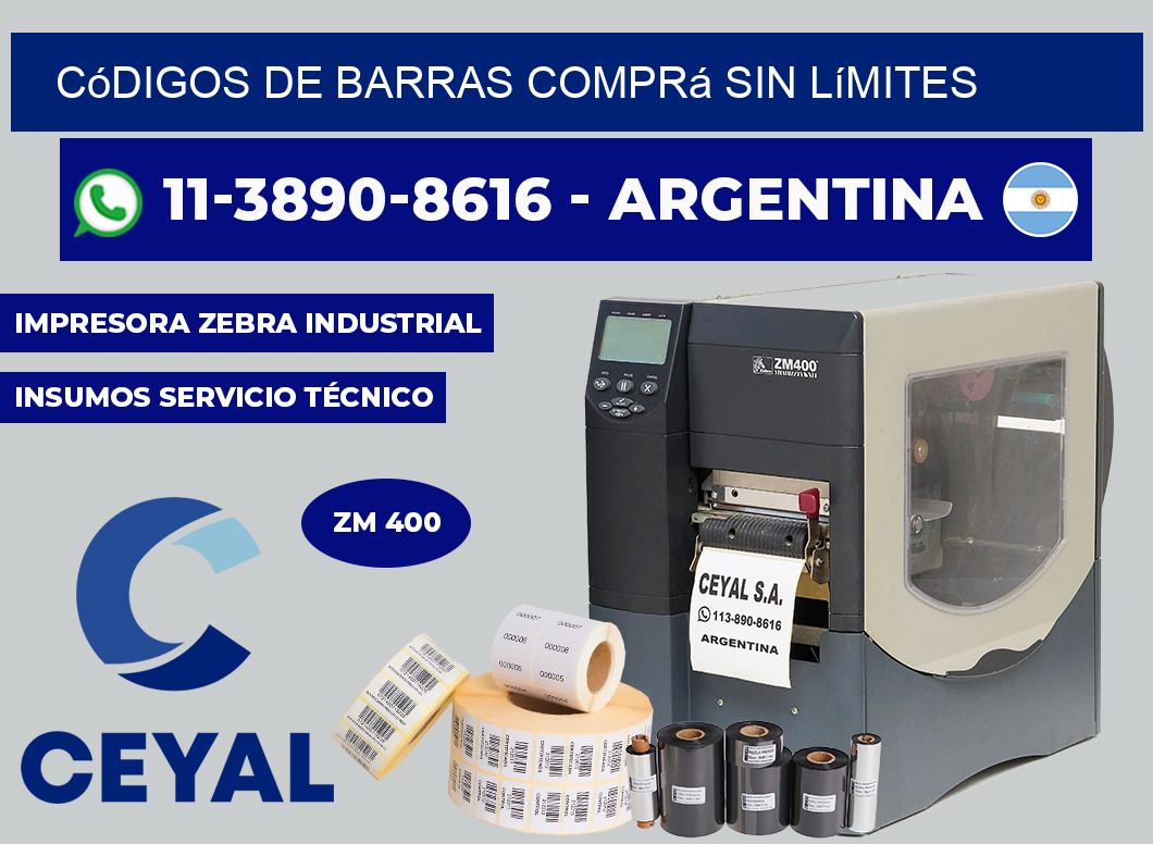 códigos de barras Comprá sin límites
