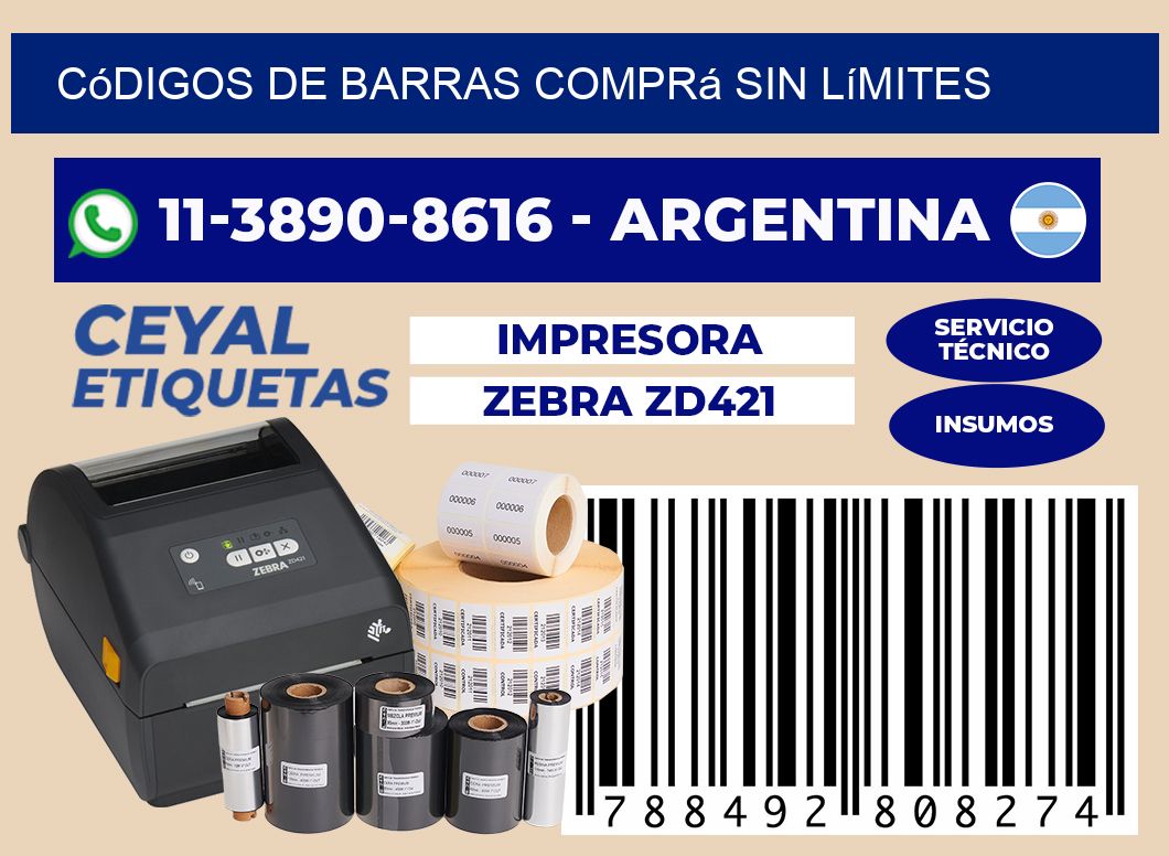 códigos de barras Comprá sin límites