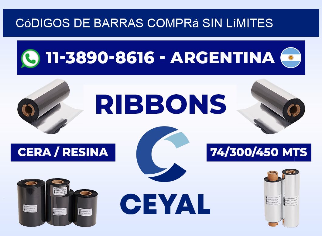 códigos de barras Comprá sin límites