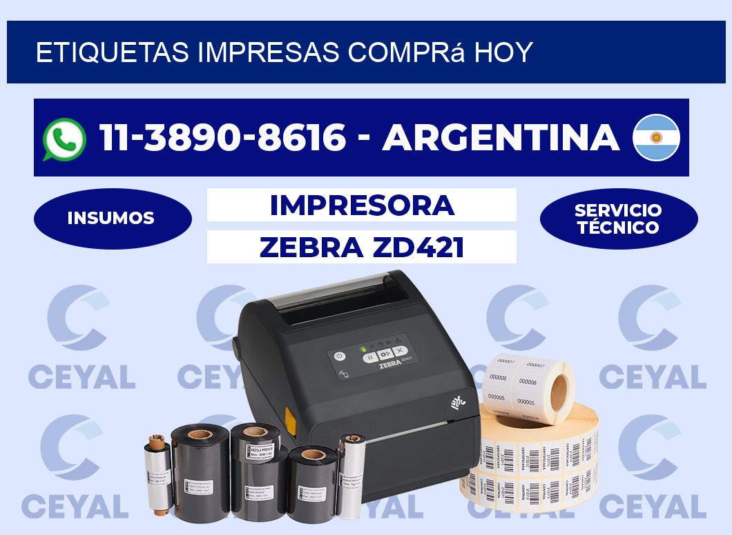 etiquetas impresas Comprá hoy