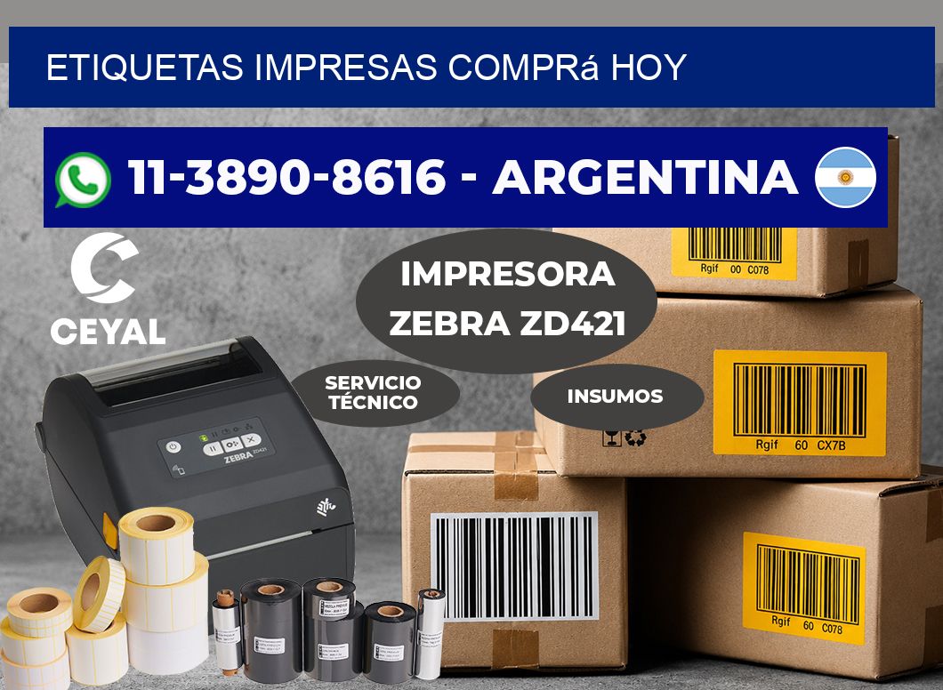 etiquetas impresas Comprá hoy