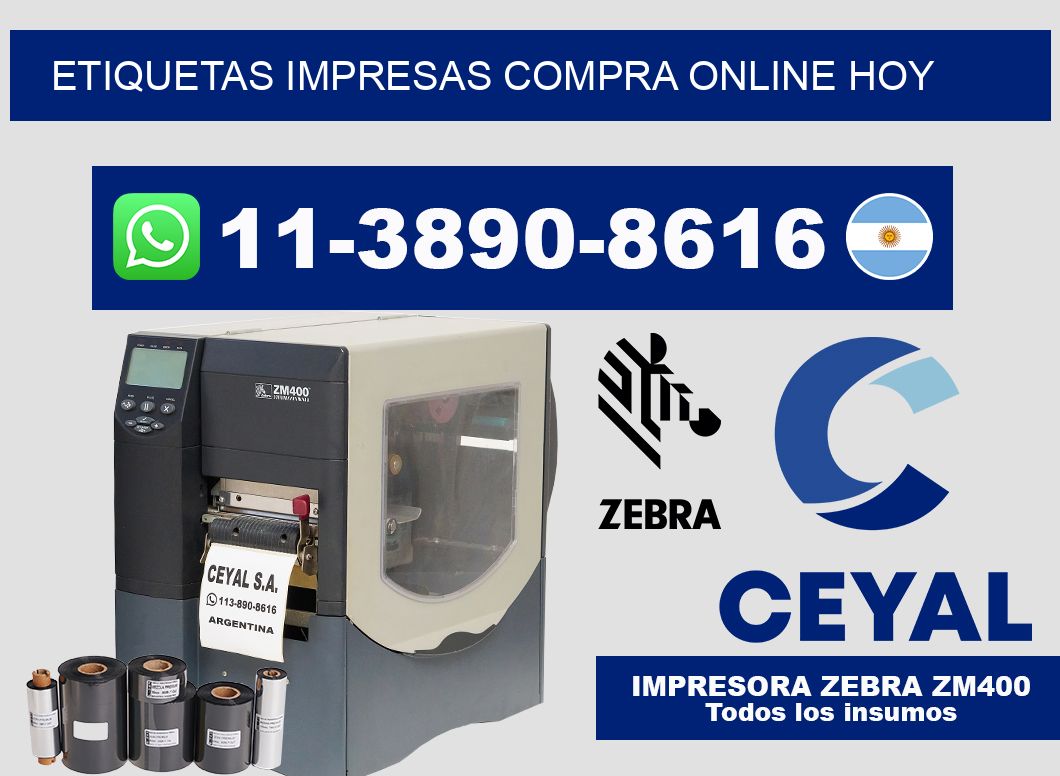 etiquetas impresas Compra online hoy