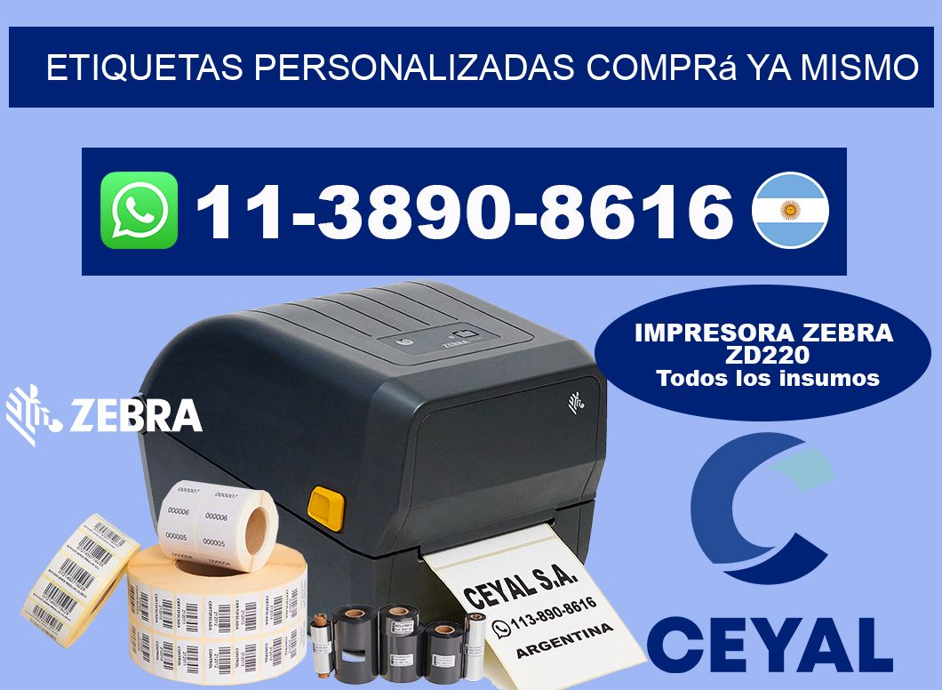 etiquetas personalizadas Comprá ya mismo