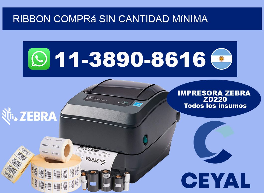 ribbon Comprá sin cantidad mínima