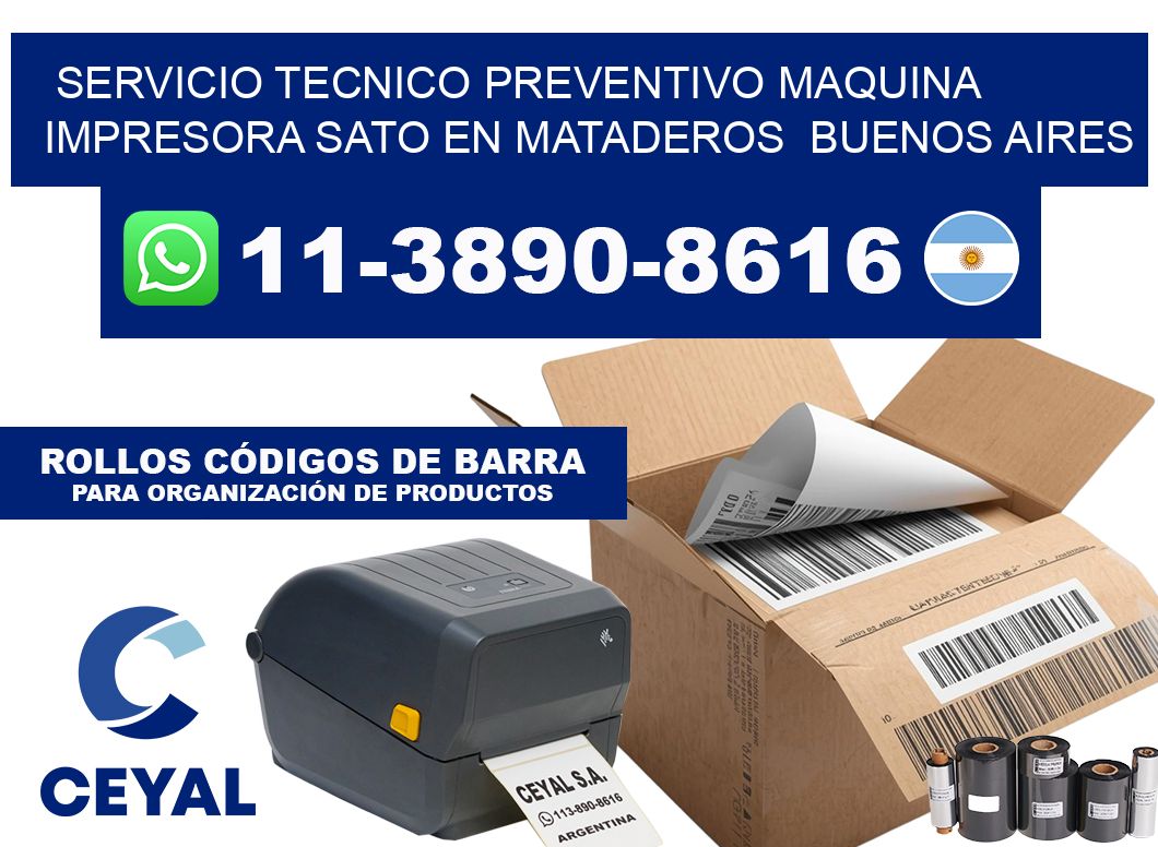 servicio tecnico preventivo Maquina impresora Sato en Mataderos  Buenos Aires