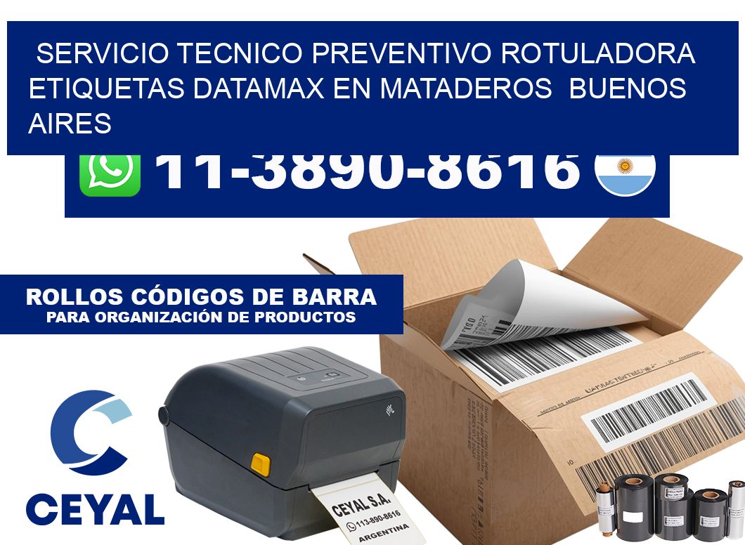 servicio tecnico preventivo rotuladora etiquetas Datamax en Mataderos Buenos Aires