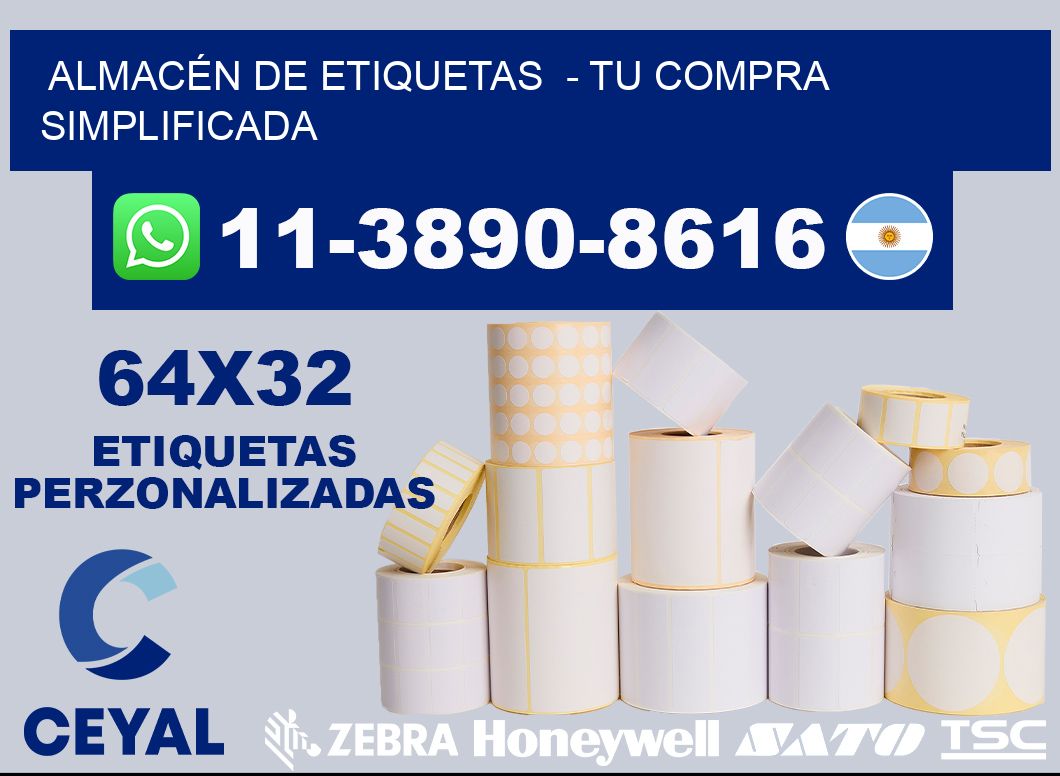 ALMACÉN DE ETIQUETAS - Tu compra simplificada