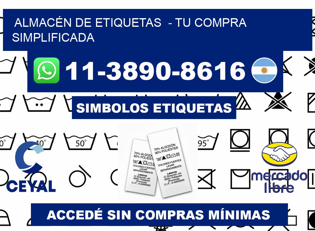 ALMACÉN DE ETIQUETAS - Tu compra simplificada