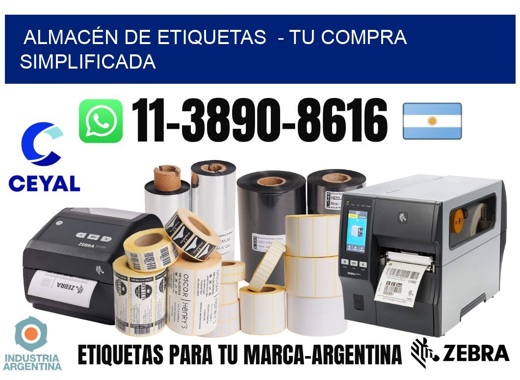 ALMACÉN DE ETIQUETAS  – Tu compra simplificada