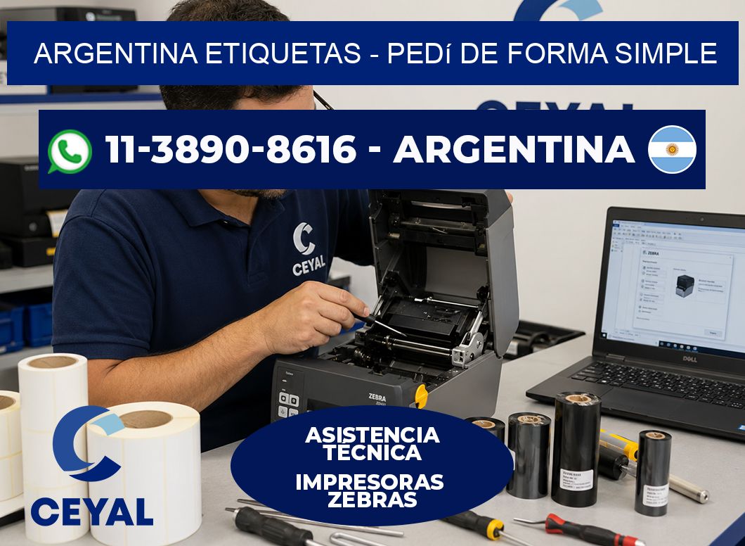 ARGENTINA ETIQUETAS - Pedí de forma simple