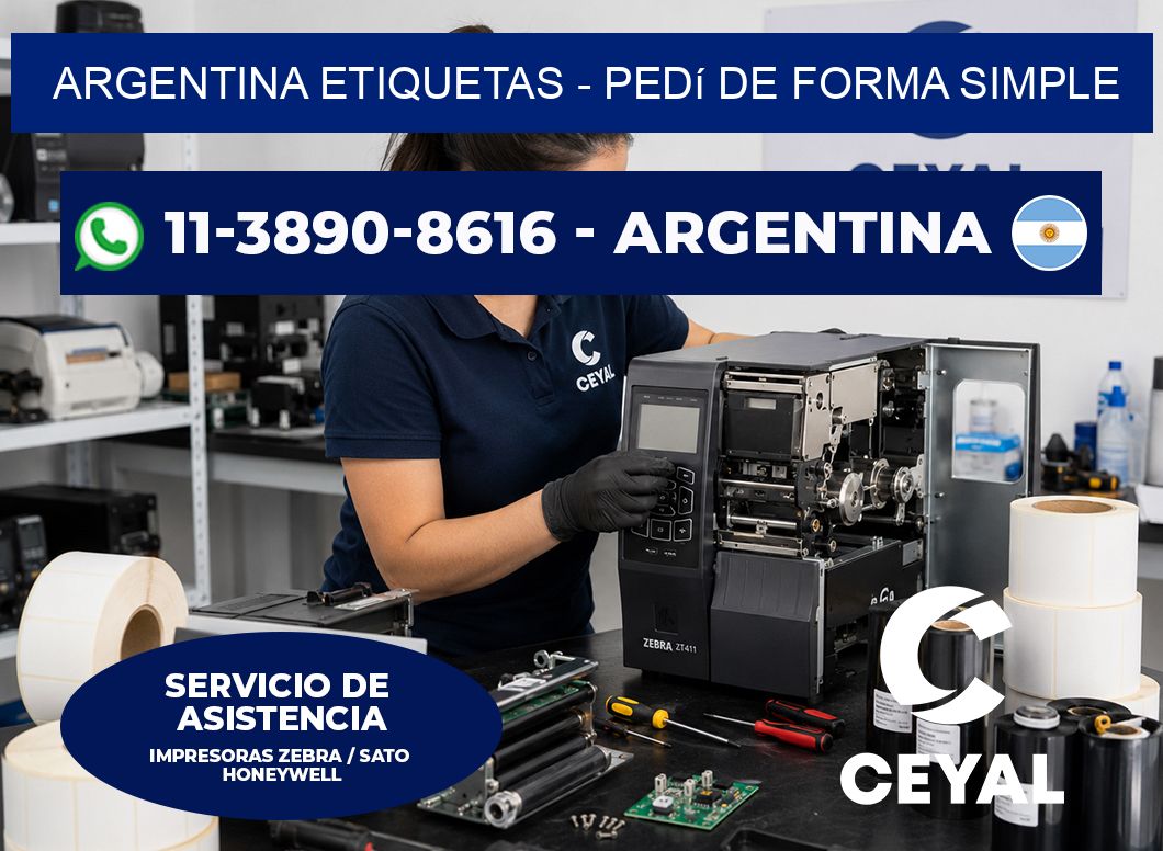 ARGENTINA ETIQUETAS - Pedí de forma simple