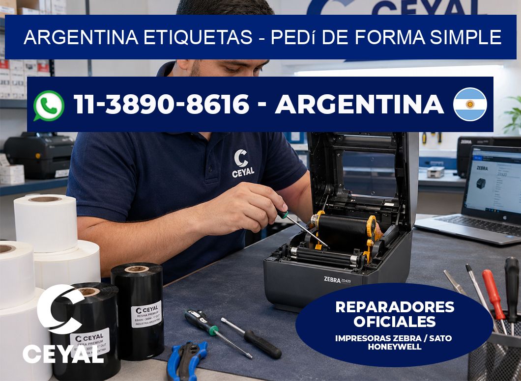 ARGENTINA ETIQUETAS – Pedí de forma simple