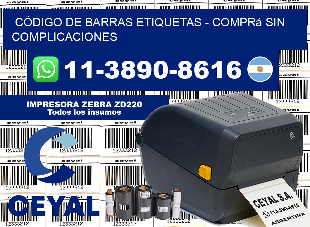CÓDIGO DE BARRAS ETIQUETAS - Comprá sin complicaciones
