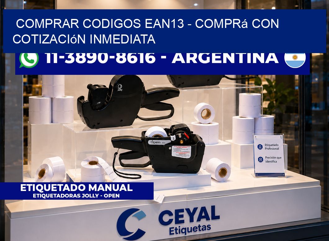 COMPRAR CODIGOS EAN13 - Comprá con cotización inmediata