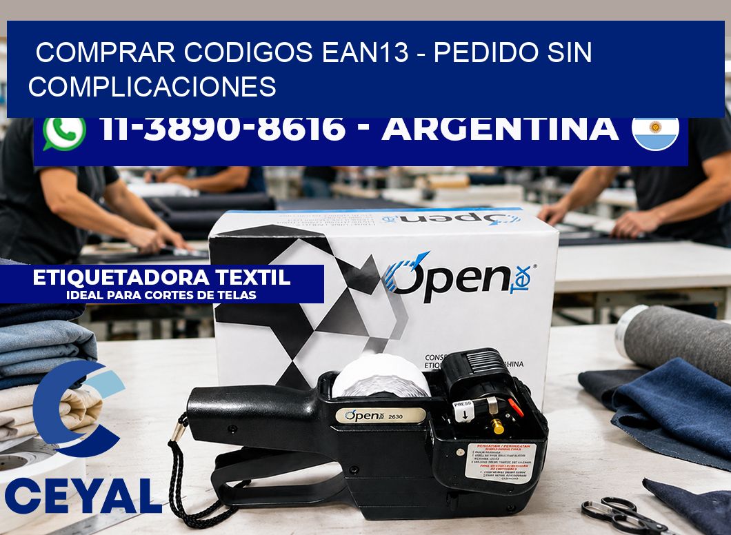 COMPRAR CODIGOS EAN13 - Pedido sin complicaciones