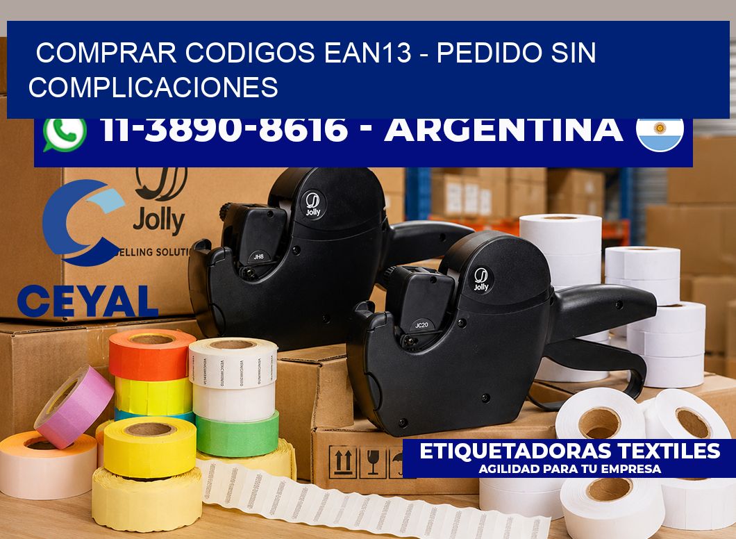 COMPRAR CODIGOS EAN13 - Pedido sin complicaciones
