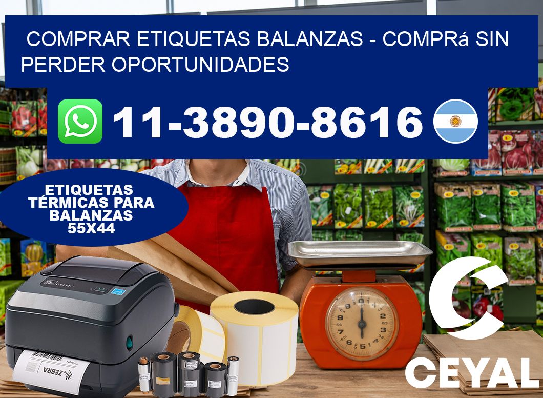 COMPRAR ETIQUETAS BALANZAS - Comprá sin perder oportunidades