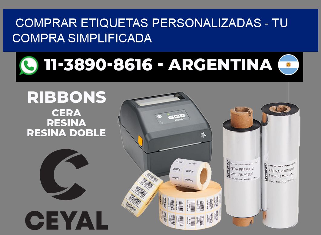 COMPRAR ETIQUETAS PERSONALIZADAS - Tu compra simplificada