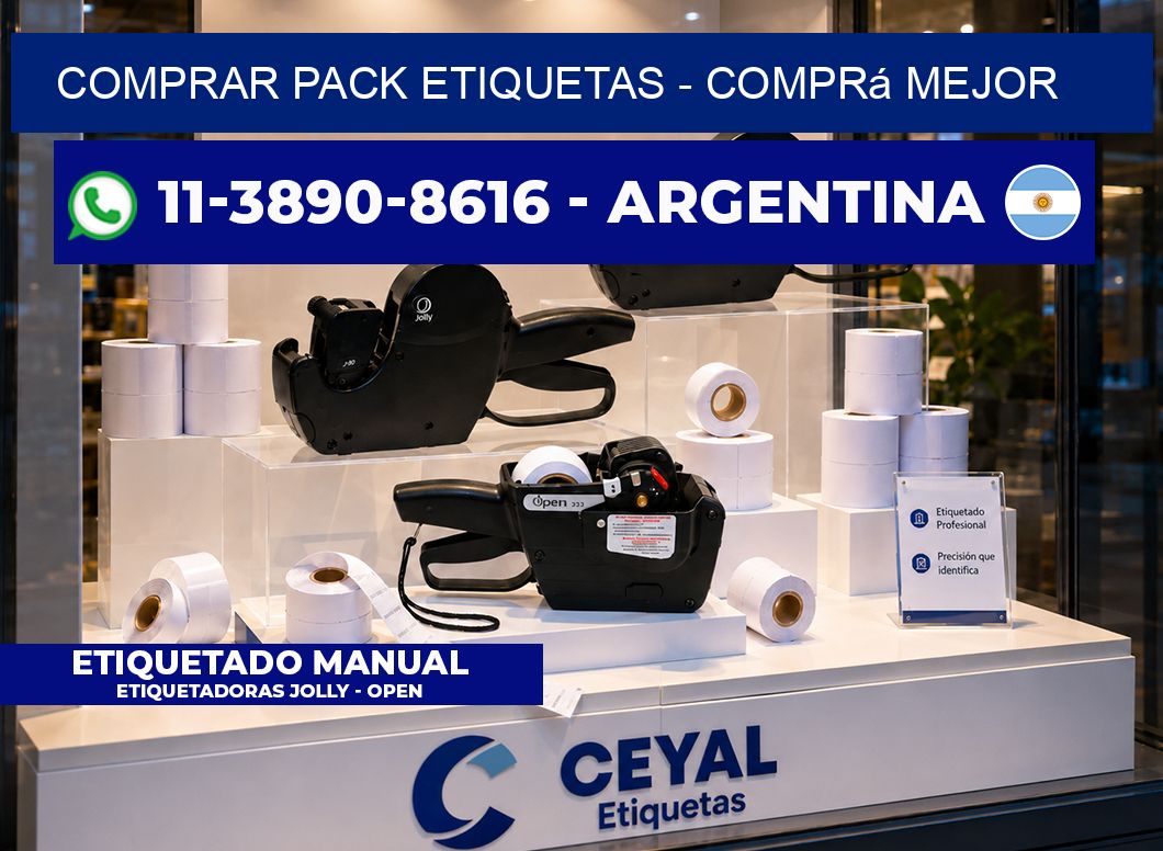 COMPRAR PACK ETIQUETAS - Comprá mejor