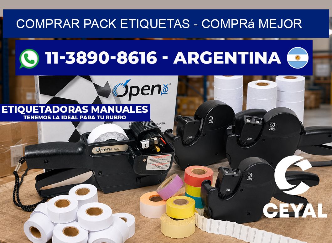 COMPRAR PACK ETIQUETAS – Comprá mejor