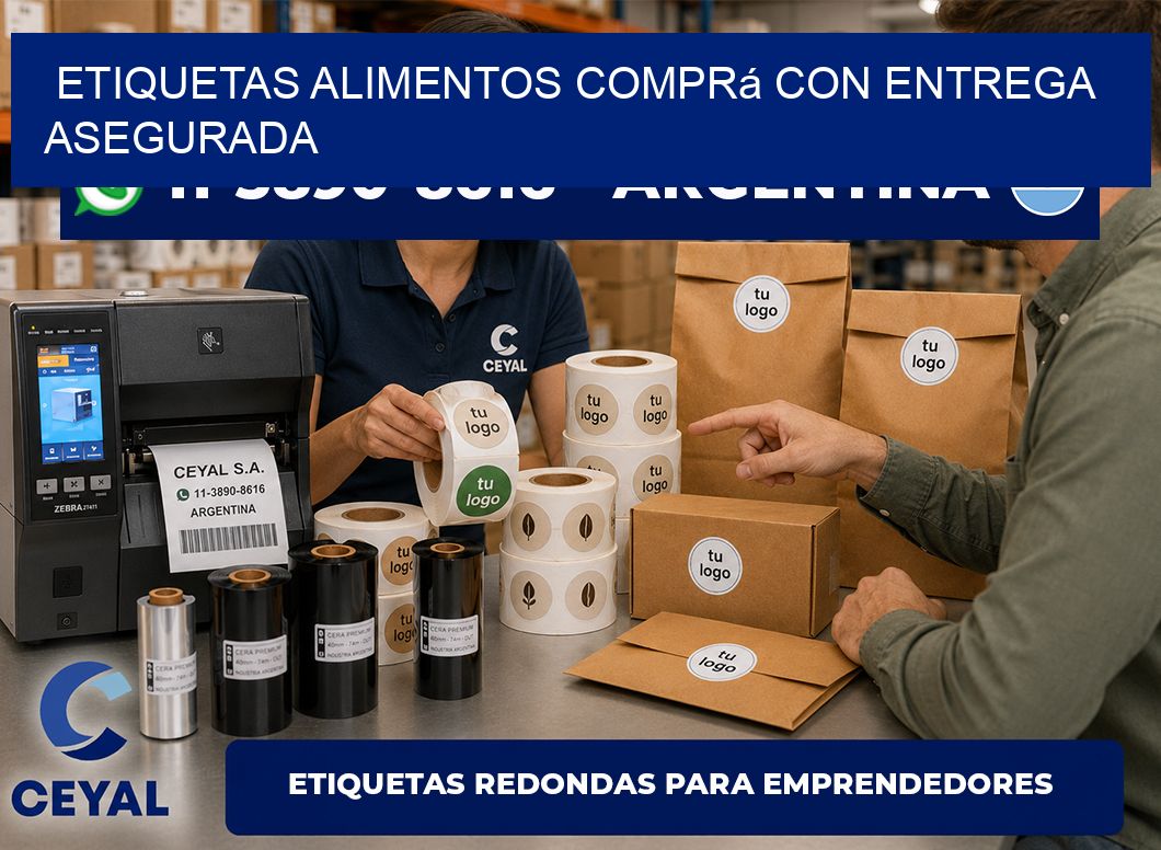 ETIQUETAS ALIMENTOS Comprá con entrega asegurada