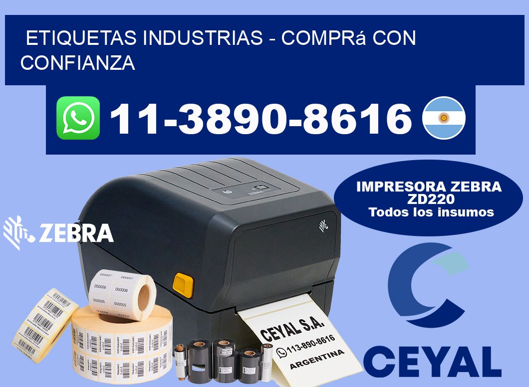ETIQUETAS INDUSTRIAS - Comprá con confianza