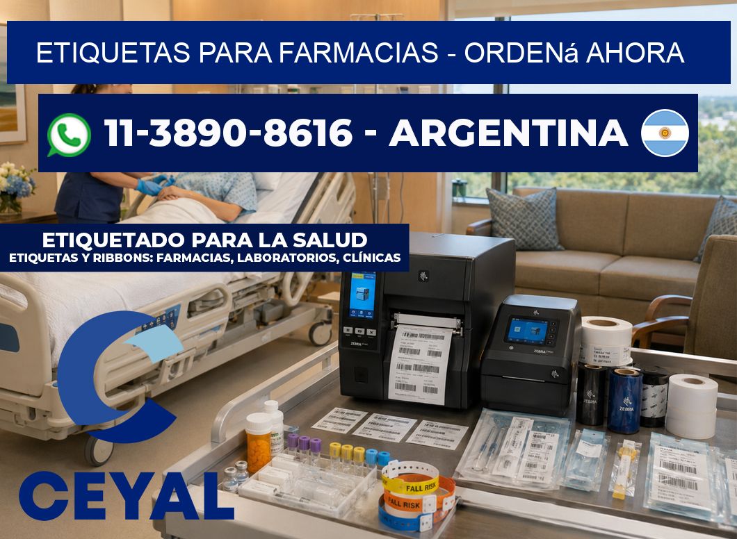 ETIQUETAS PARA FARMACIAS - Ordená ahora