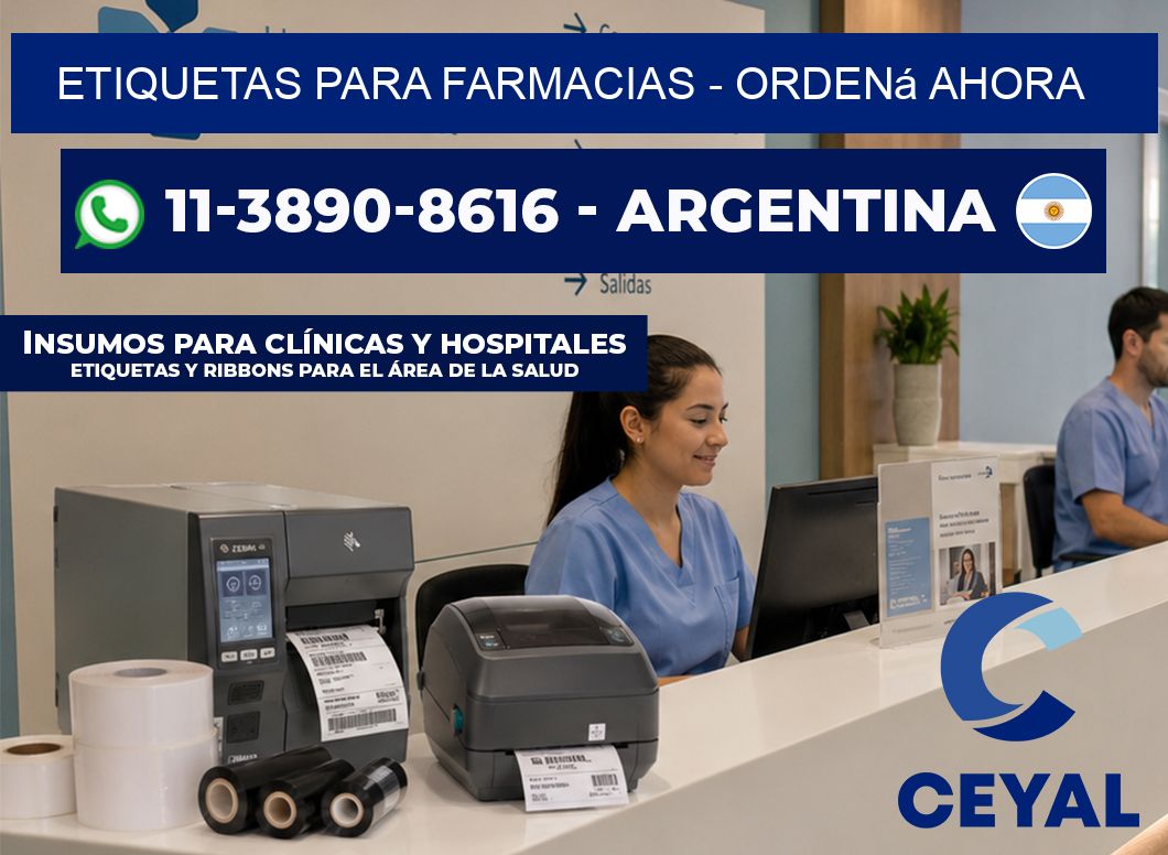 ETIQUETAS PARA FARMACIAS - Ordená ahora