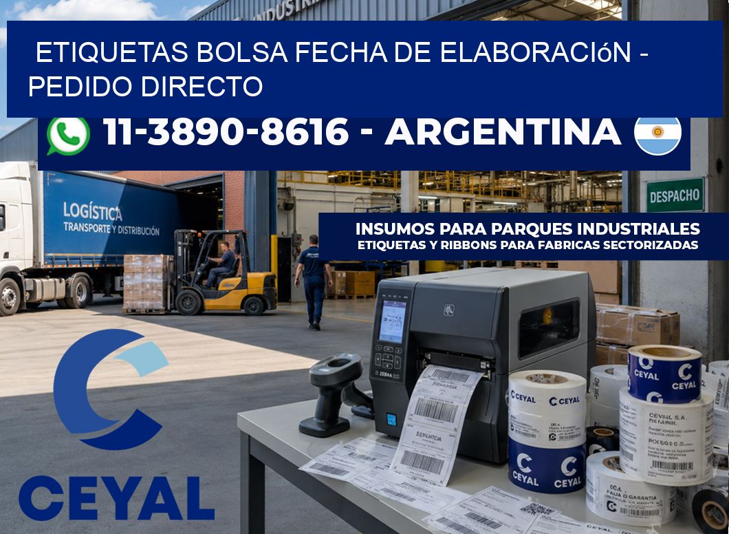 Etiquetas Bolsa fecha de elaboración – Pedido directo
