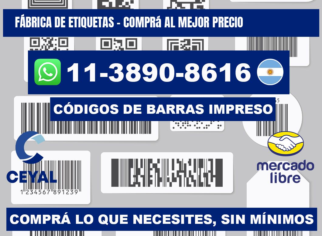 FÁBRICA DE ETIQUETAS - Comprá al mejor precio