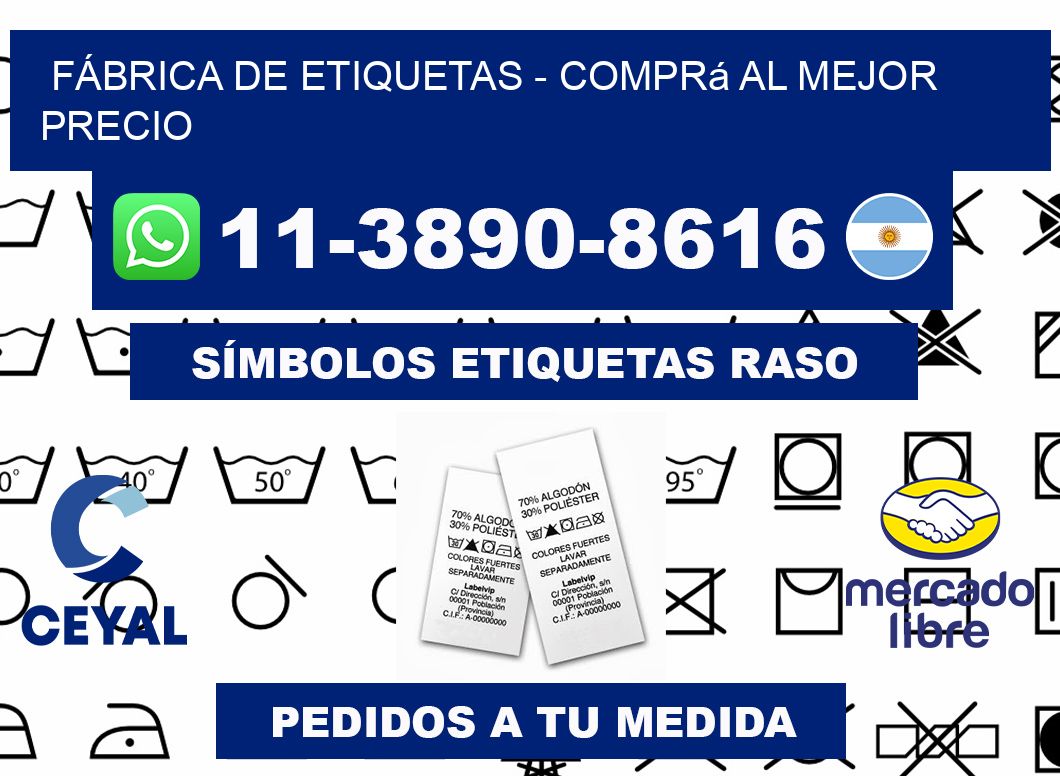 FÁBRICA DE ETIQUETAS - Comprá al mejor precio
