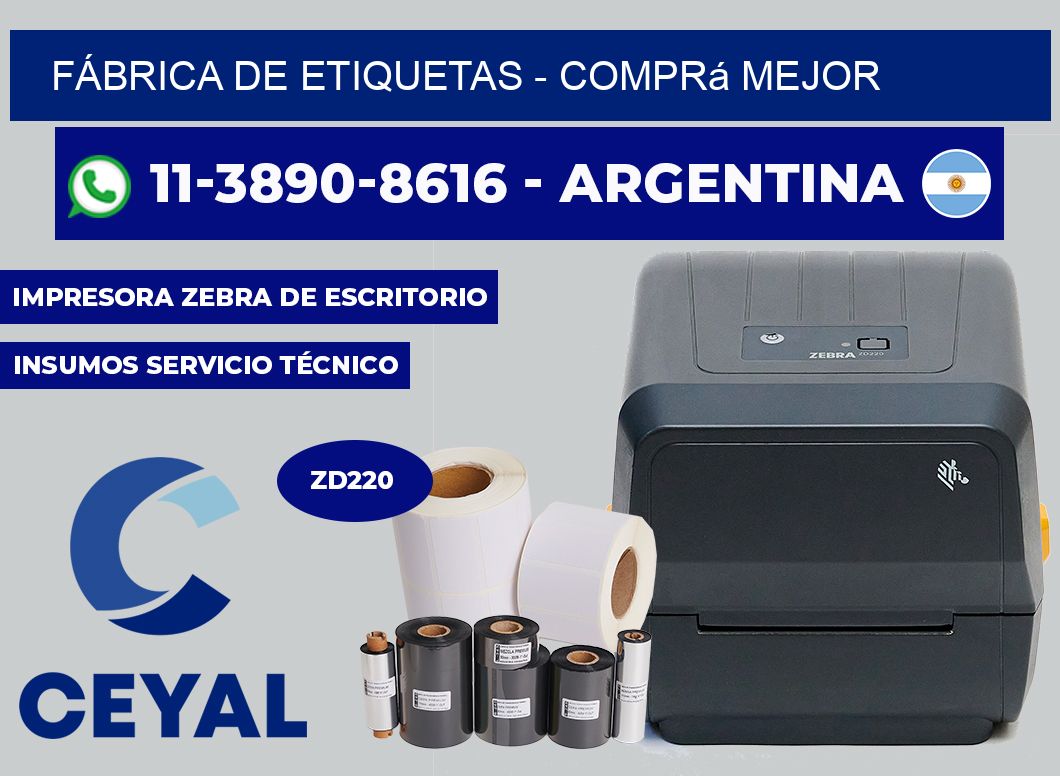 FÁBRICA DE ETIQUETAS - Comprá mejor