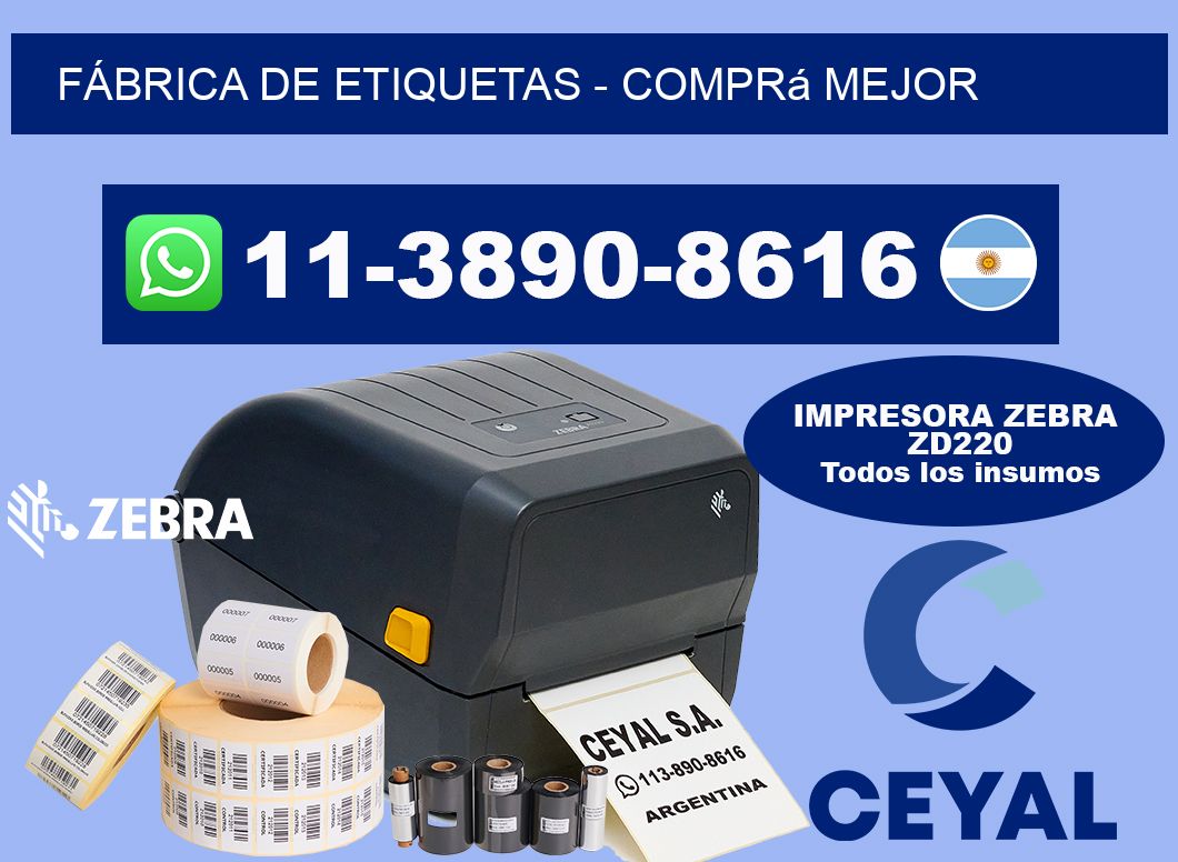 FÁBRICA DE ETIQUETAS - Comprá mejor