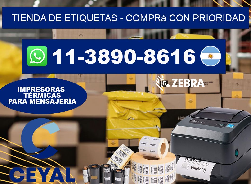 TIENDA DE ETIQUETAS - Comprá con prioridad