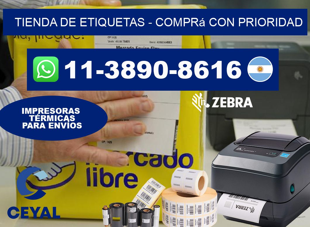 TIENDA DE ETIQUETAS - Comprá con prioridad