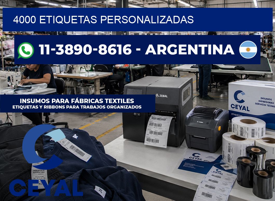 4000 ETIQUETAS PERSONALIZADAS