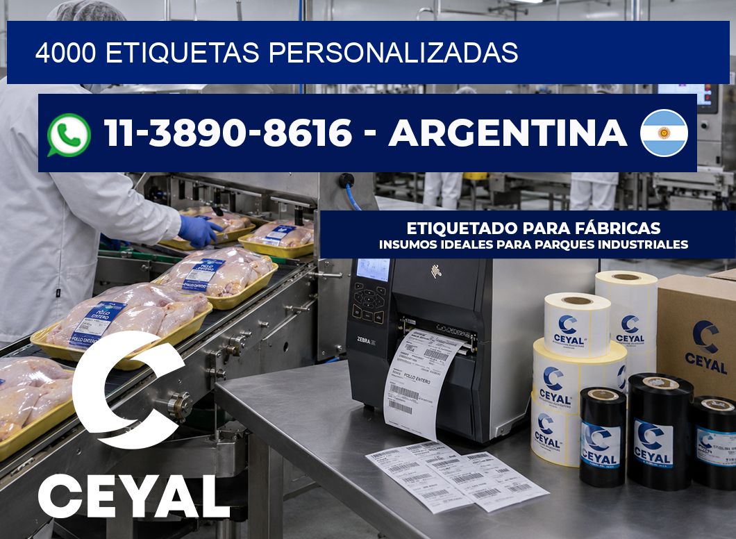 4000 ETIQUETAS PERSONALIZADAS