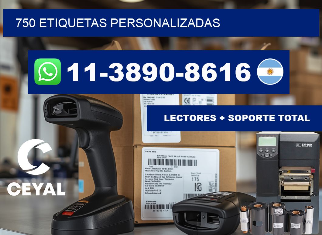 750 ETIQUETAS PERSONALIZADAS